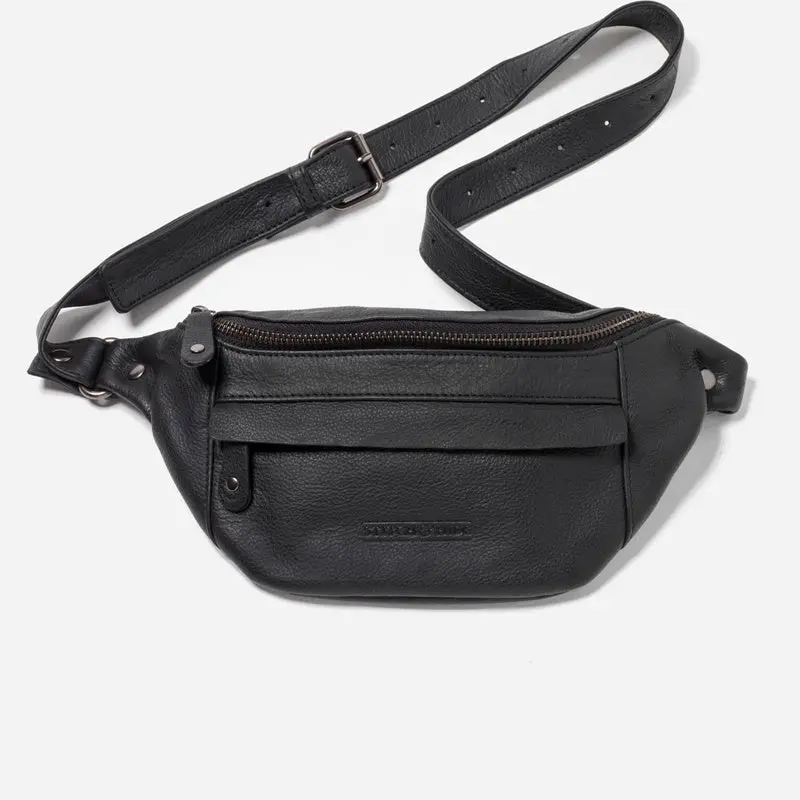Stitch & Hide - Bailey Hip Bag - Black 1
