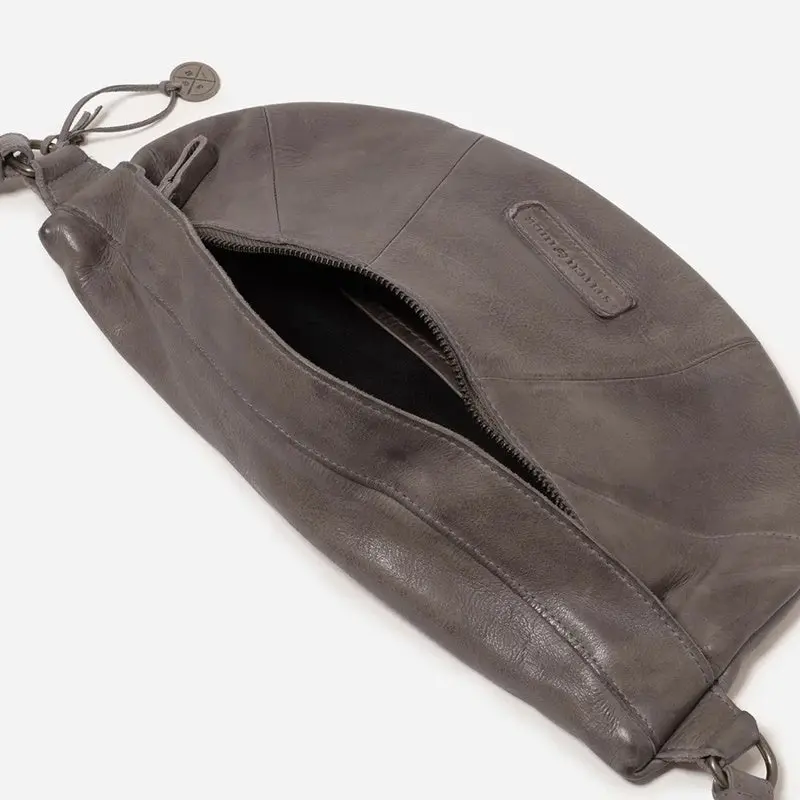 Stitch & Hide - St Kilda Sling Bag - Steel 2