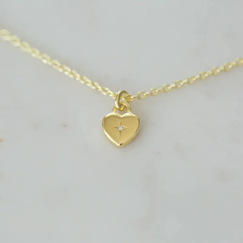 Sophie - Sweetheart Necklace - Gold 1