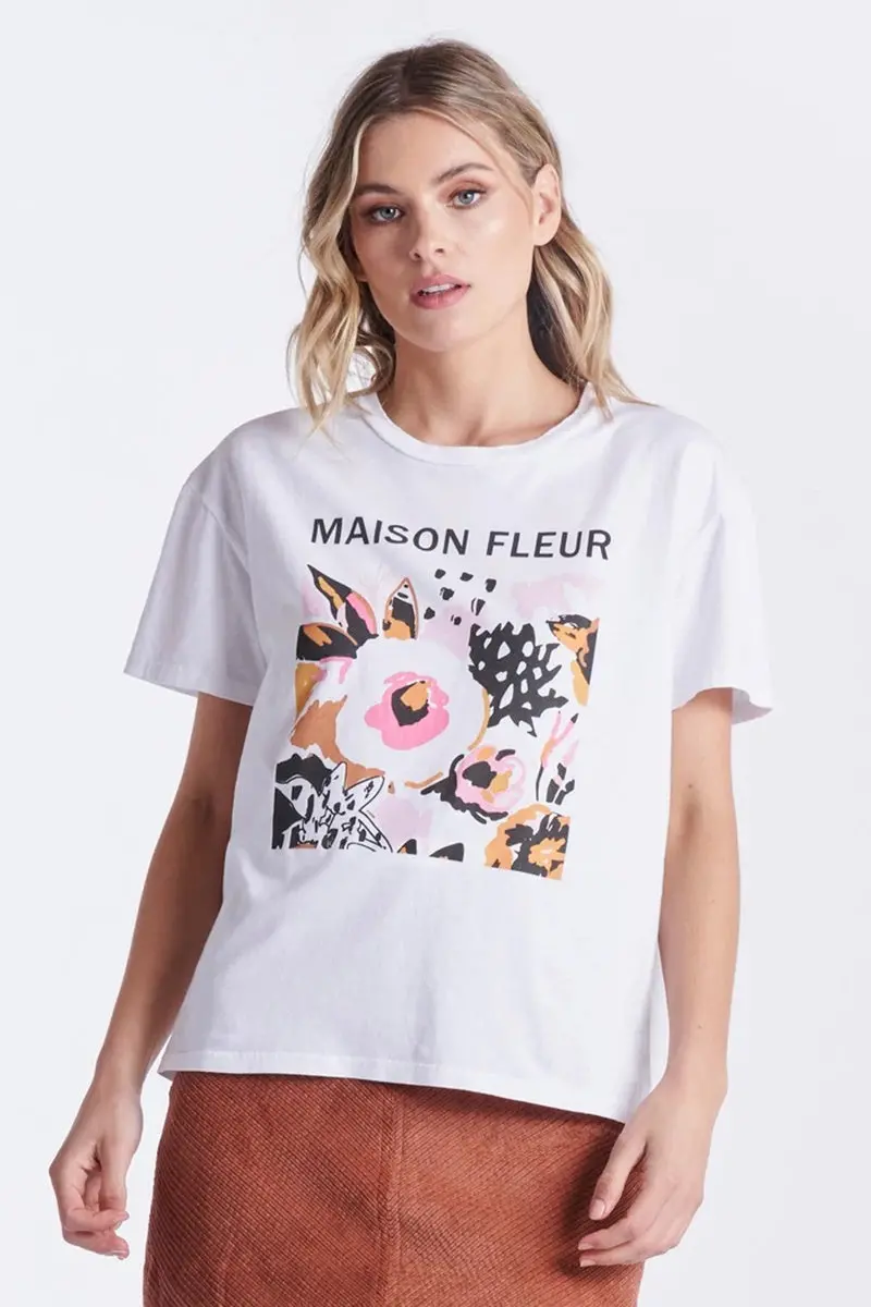 Sass - Maison Fleur Top - White 1
