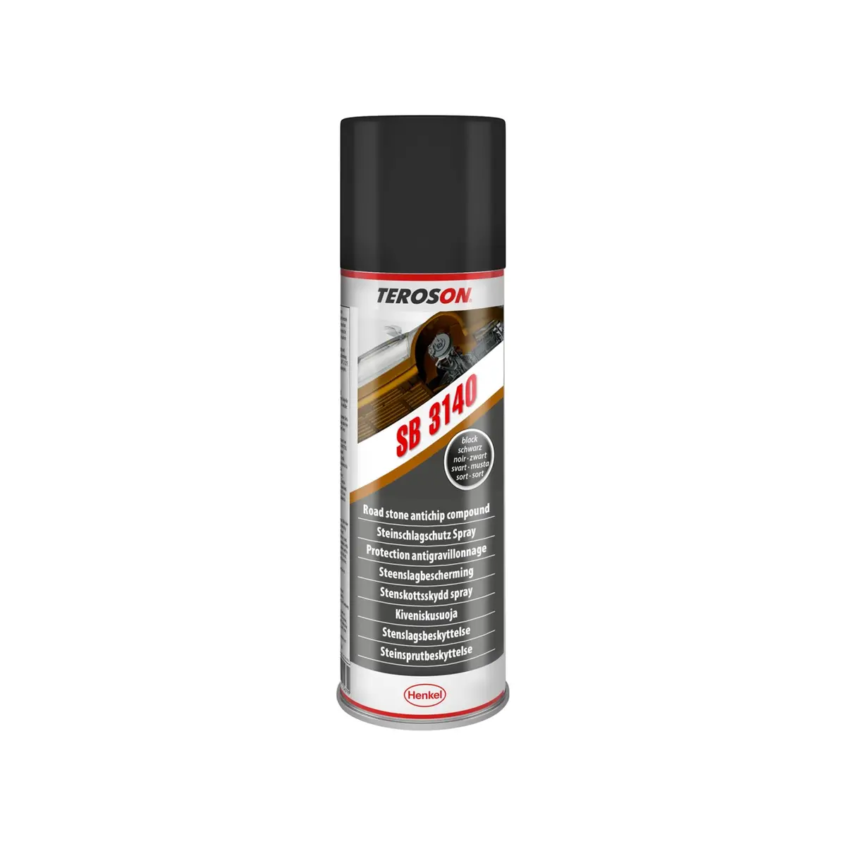 Teroson Sb 3140 Stonechip Aerosol (Black) 1