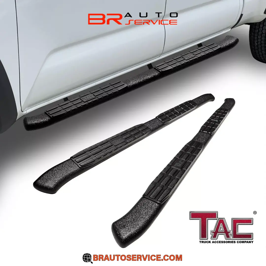Estribo Tac 4.25" Texture Sidestep Rails Nerf Bars 1