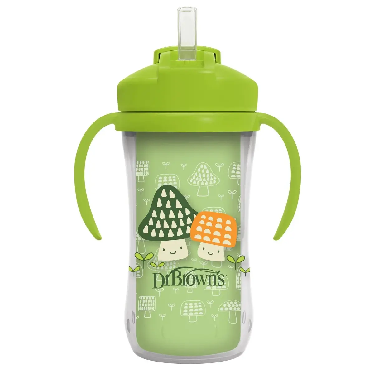 Vaso Térmico Con Pajita 300Ml 12M+ Verde, Dr. Brown's 1