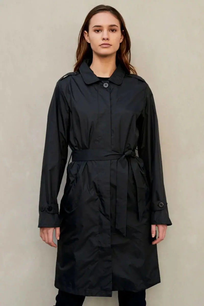 Paqme - Trenchcoat - Black 1