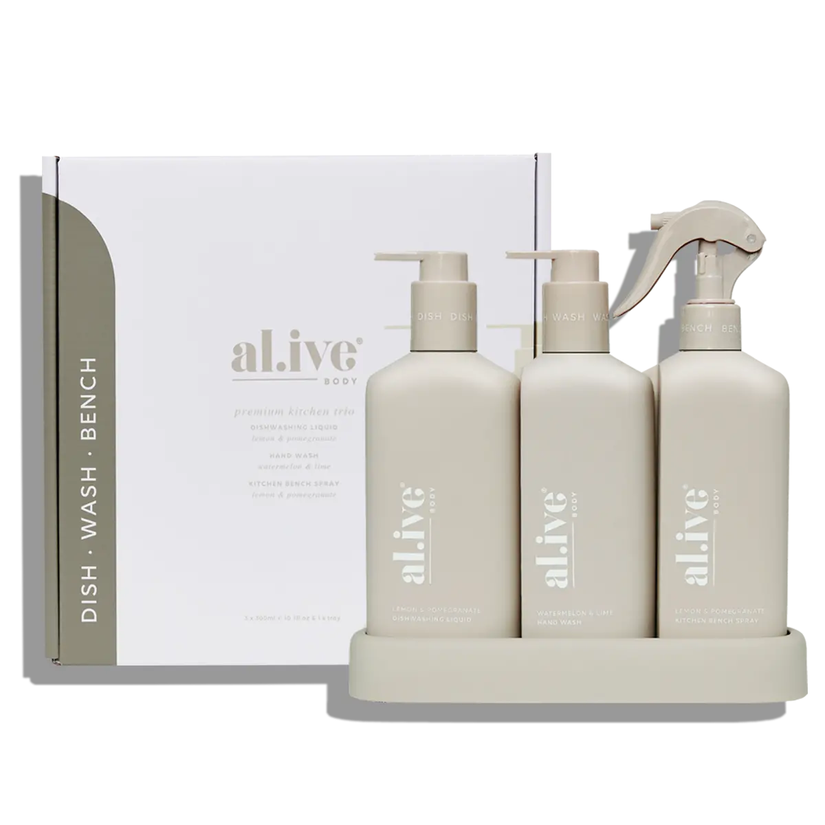 Al.Ive - Dish-Wash-Bench Trio - Lemon & Pomegranate + Watermelon & Lime 1
