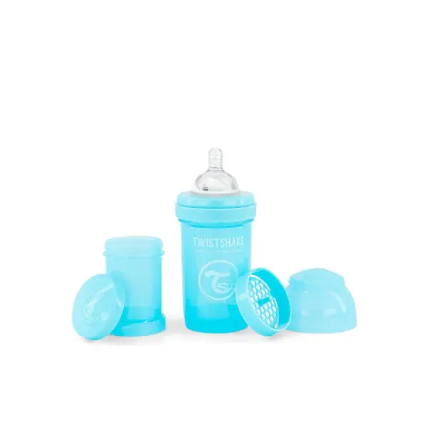 Mamadera Twistshake Anti-Cólico 180Ml Azul Pastel 1