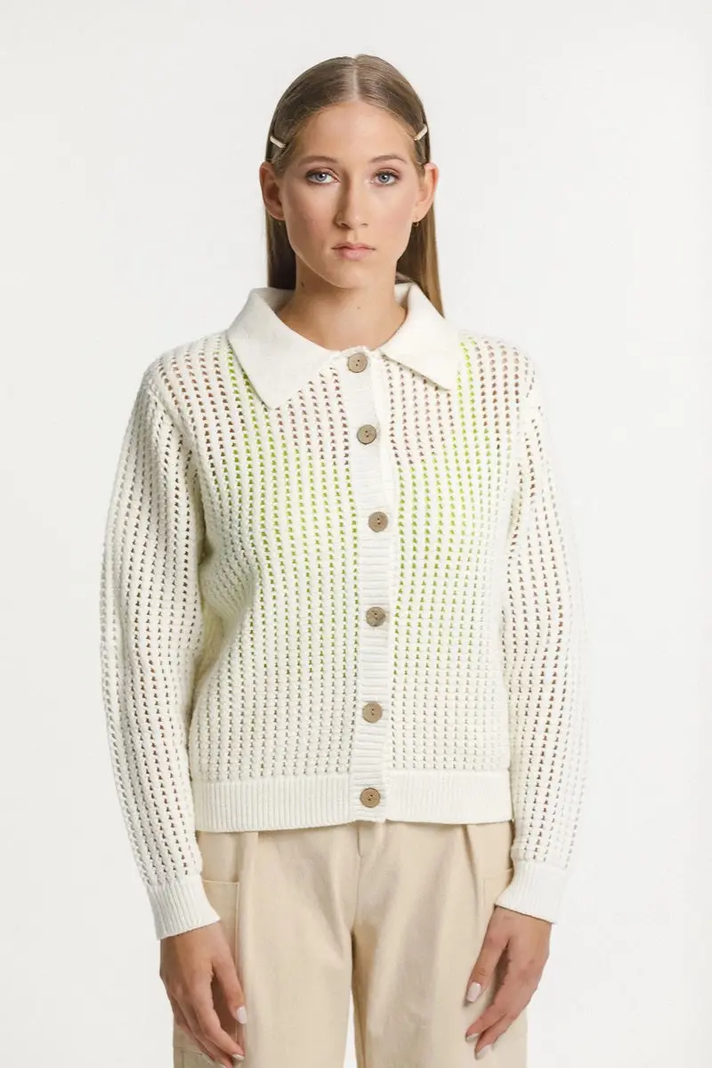 Thing Thing-Tranquil Cardi-Unbleached 1