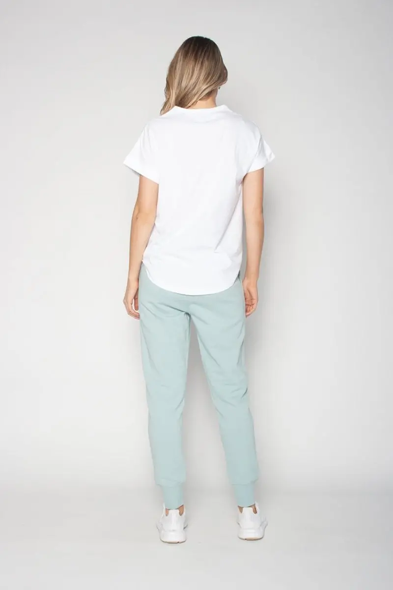The Others - Relaxed Tee - White With Sequin Lips 4