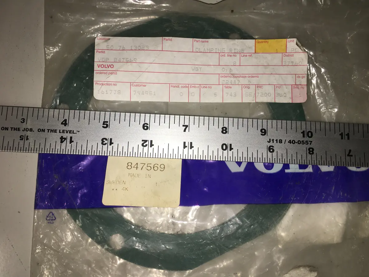 Volvo Penta Clamp Ring 847569 1