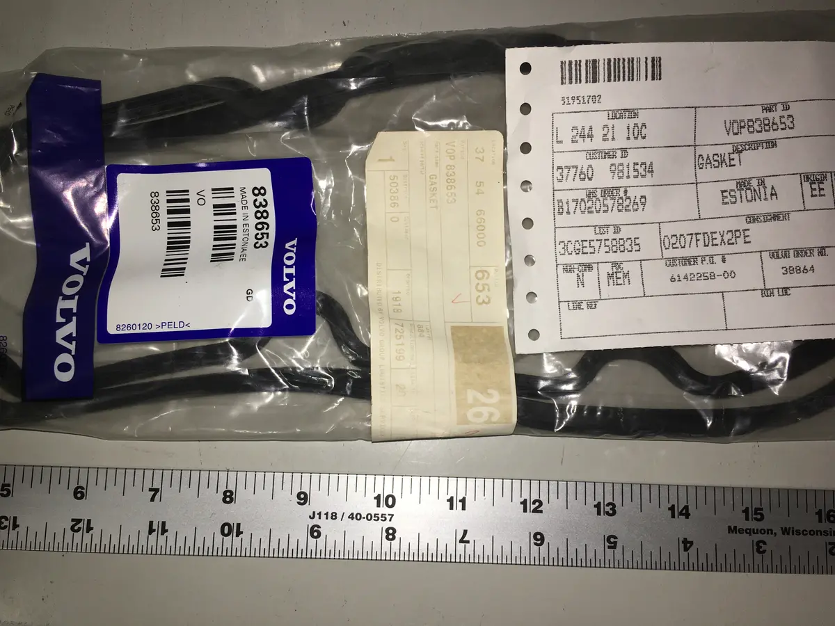 Volvo Penta Valve Cover Gasket 838653 1