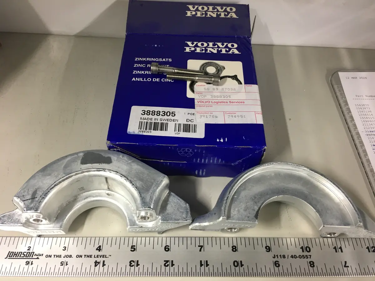 Volvo Penta Zinc Kit 3888305 1