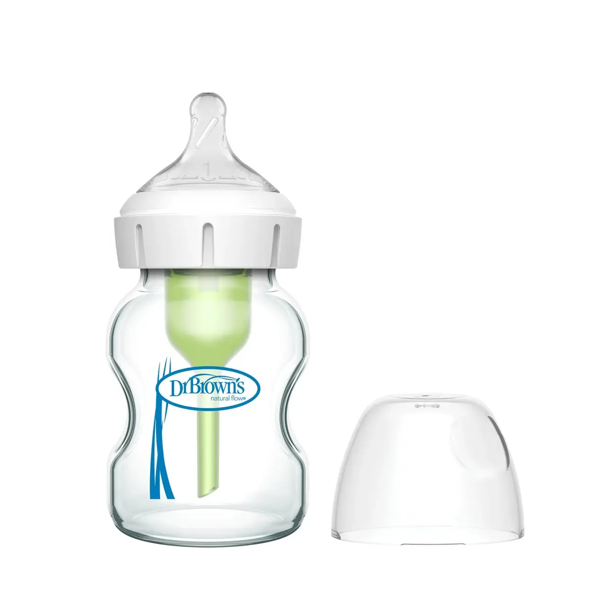 Mamadera Anticólico Boca Ancha Vidrio 150Ml, Dr.Brown's 1