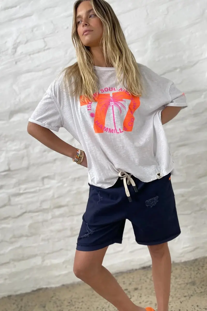 Hammill & Co - Graphic Tee - Island Soul White 1