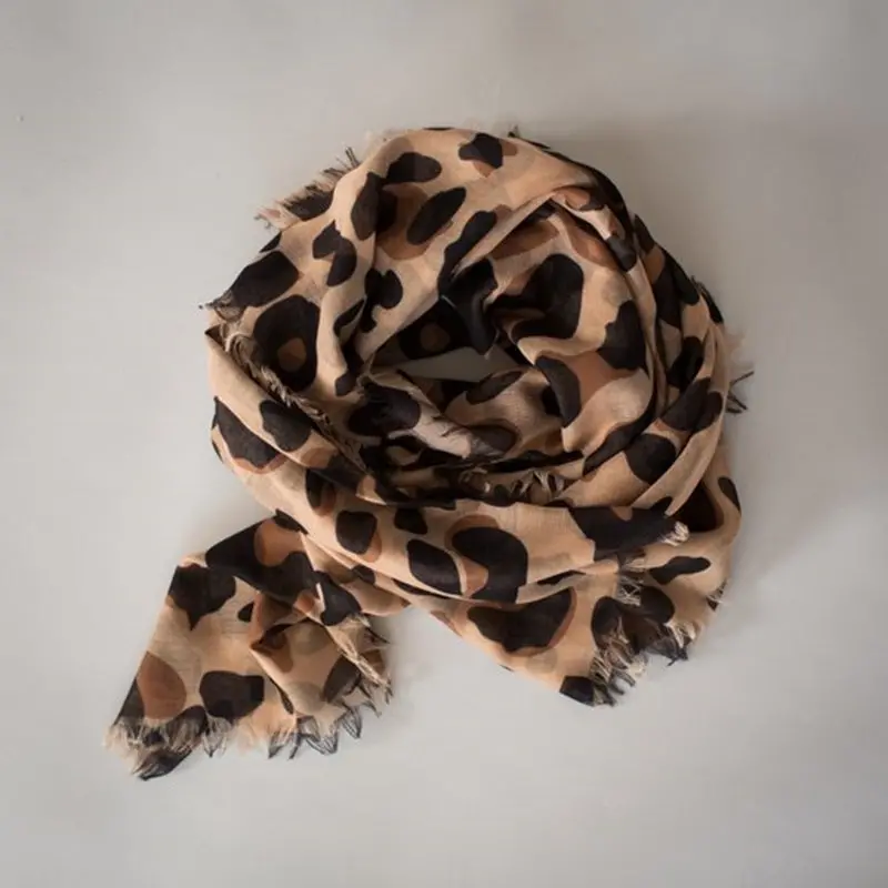 Sophie - Wild Maxi Scarf - Camel 1