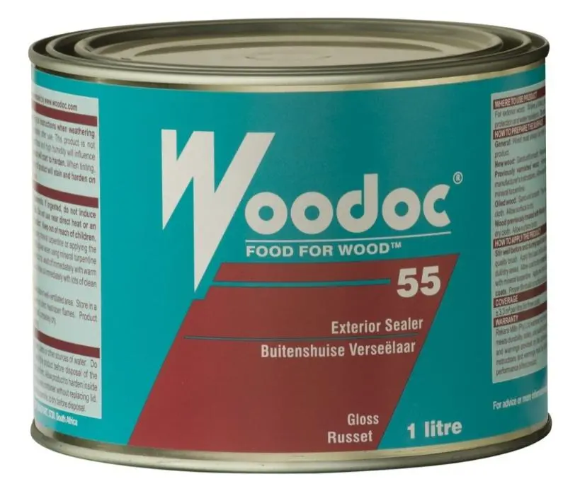Woodoc 55 Exterior Gloss Sealer - Russet 1