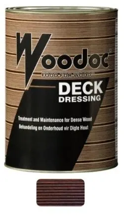 Woodoc Deck Dressing - Deep Brown 1