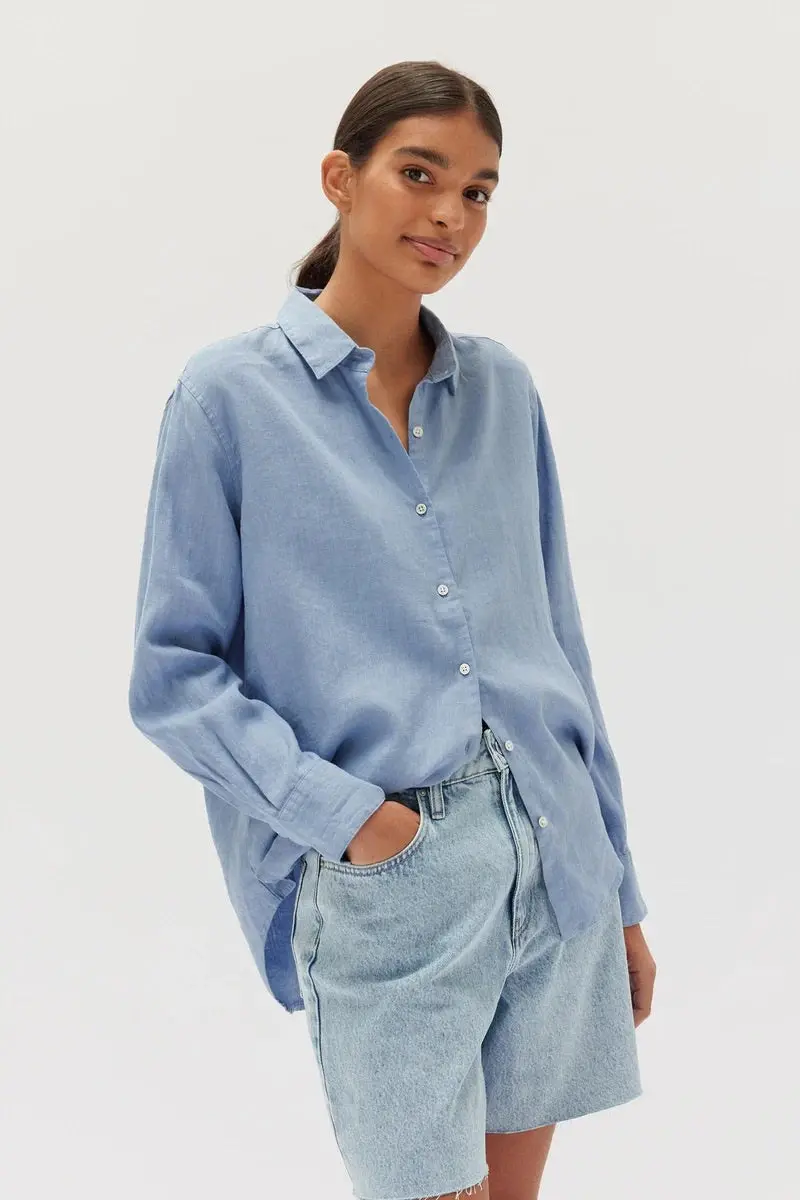 Assembly Label - Xander Linen Shirt - Pool 1