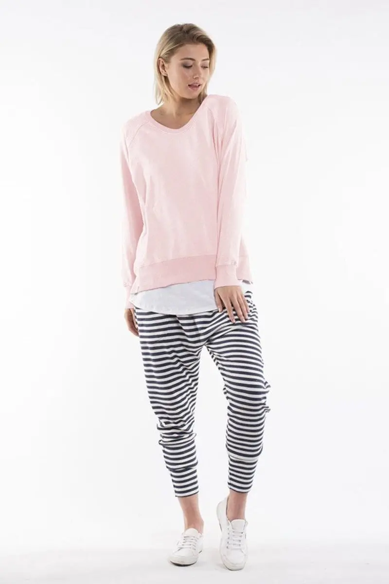 Elm - Fundamental Sydney Crew - Peony Pink 1