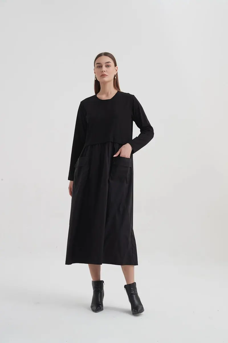 Tirelli - Combi Pocket Dress - Black 1