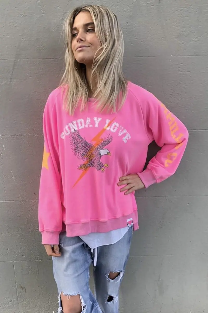 Hammill & Co - Eagle Sweat - Pink 1