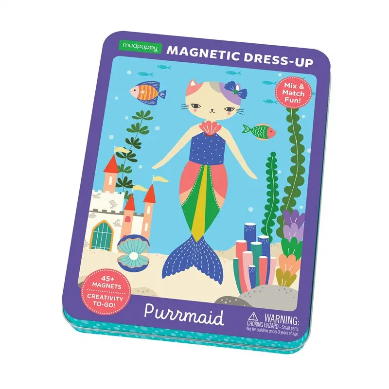 Mudpuppy - Purrmaid Magnetic Dress-Up 1