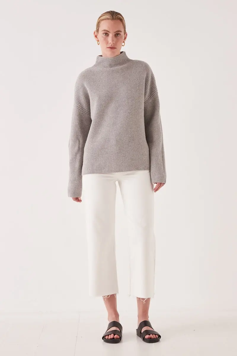 Assembly Label - Jude Knit - Grey Marle 1