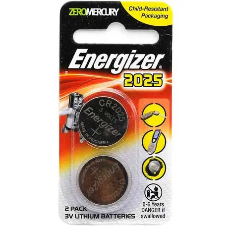 Energizer Lithium Coin Batteries: 2025 - 2 Pack 1