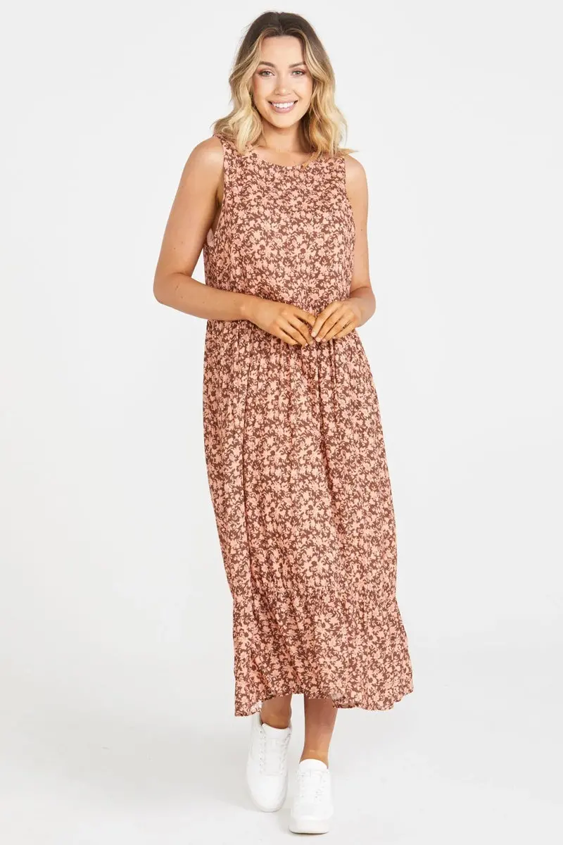 Sass - Juliet Midi Dress - Musk Field 1
