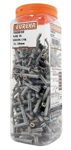 Eureka Nail-In Nylon Countersunk 1