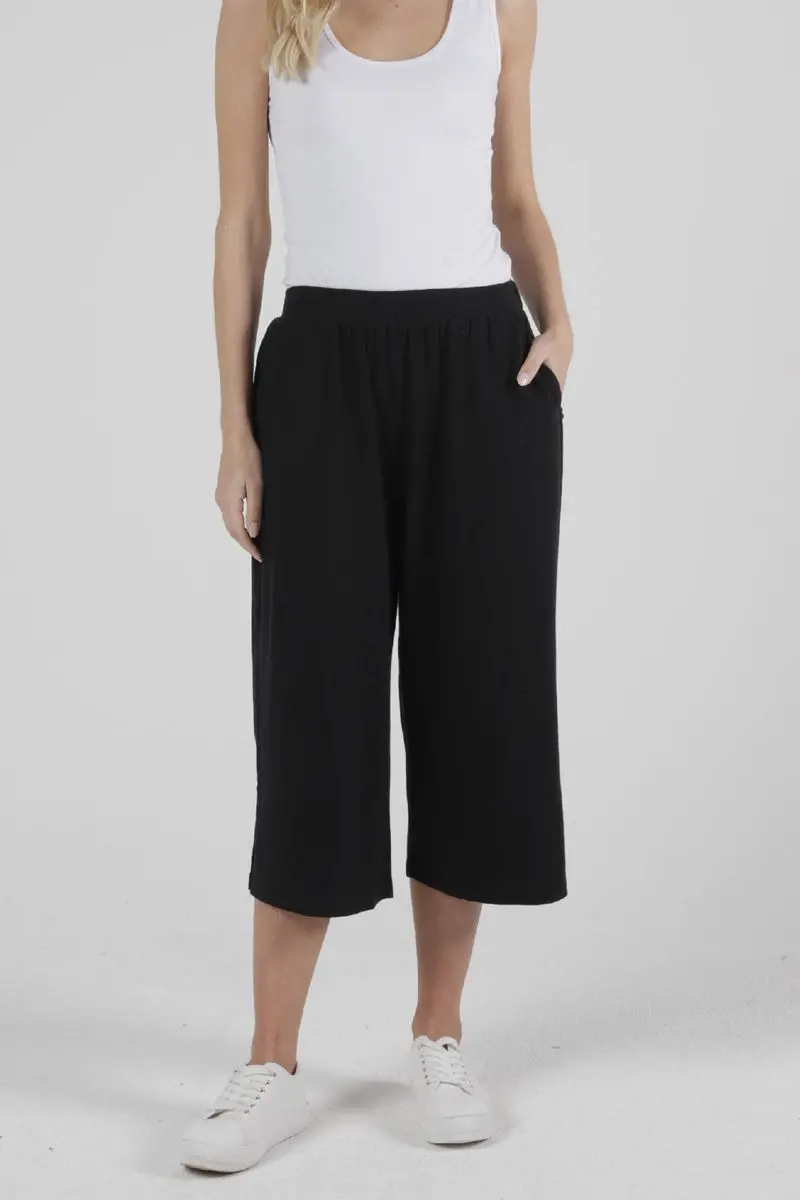 Betty Basics - Palos Crop Pant - Black 1