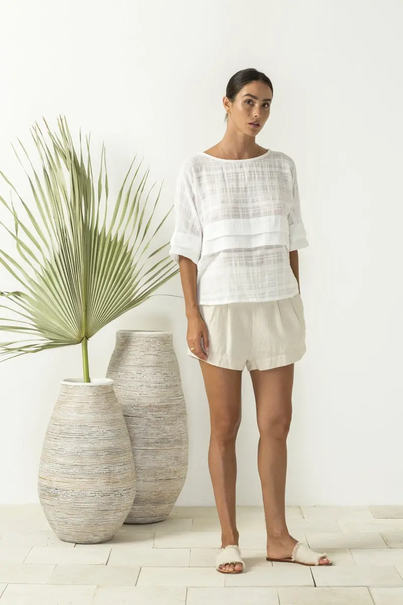 Bird & Kite - Bronte Top - Ivory 1