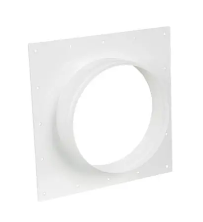 Abatement Outlet/Exhaust Adapter Plate With 8” Diameter Collar - Pn : Hc2235-08 1