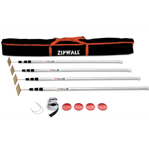 Abatement Zipwall® 4Pl Basic Zipwall® Kit  - Pn : Hcslp4 1