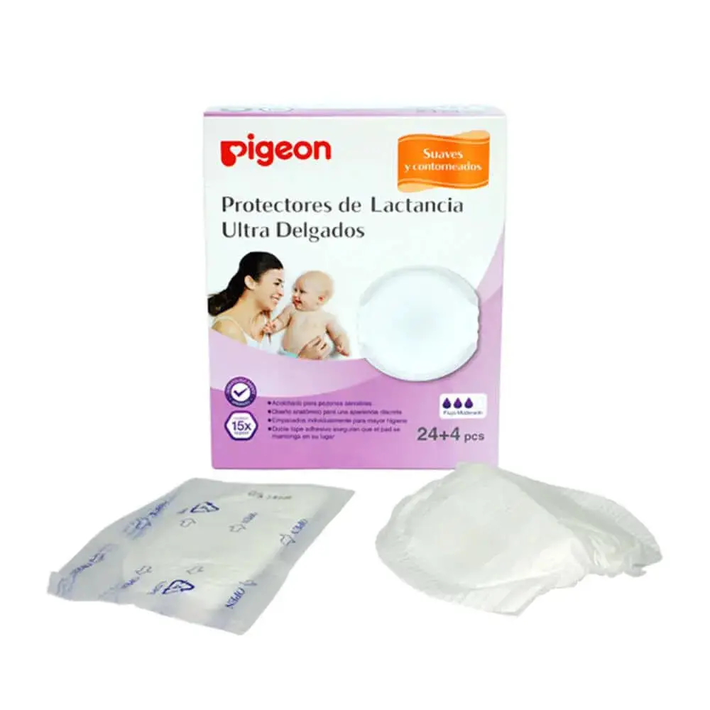 Absorbente De Leche Slim Light 24+4 Unds, Pigeon 1