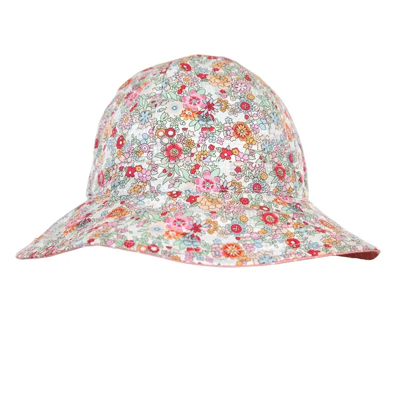 Acorn - Margot Wide Brim Sunhat - Pink & Multi 1