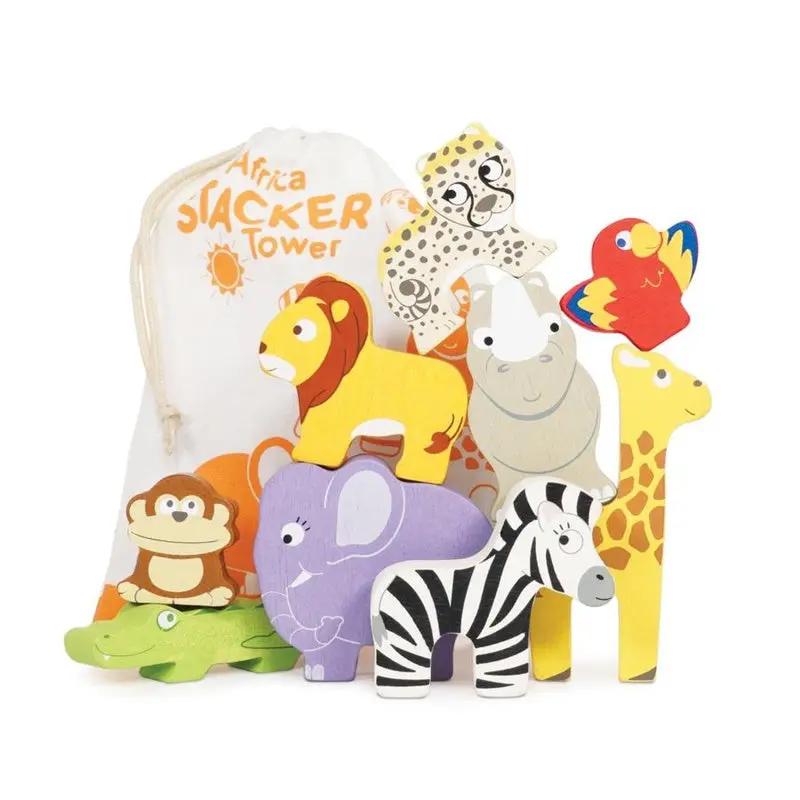 Le Toy Van - Africa Stacker & Bag 1