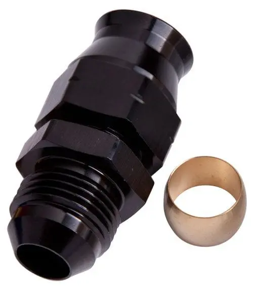 Af108-10Blk Tube-To-Male An Adapter – 5/8" Od To -10An Fitting 1