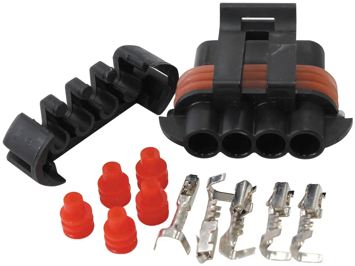 Nippon Denso 4-Pin Alternator Connector Plug Af49-1705 1