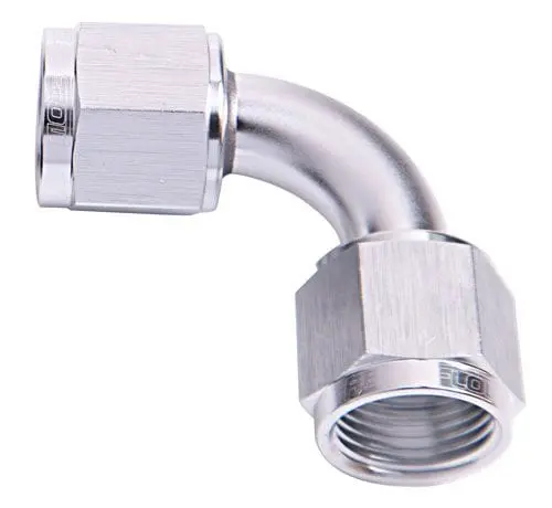 An-8 90° Female Swivel Coupler Fitting – Aluminum, Reusable (Af133-08S) 1