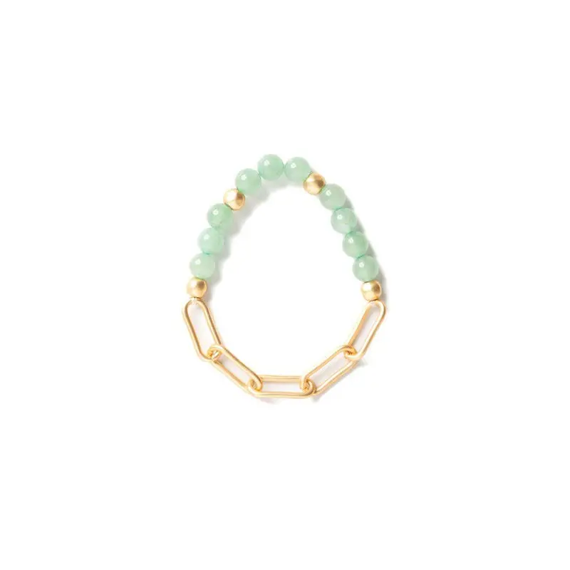 Stilen - Aida - Gold And Green Bracelet 1