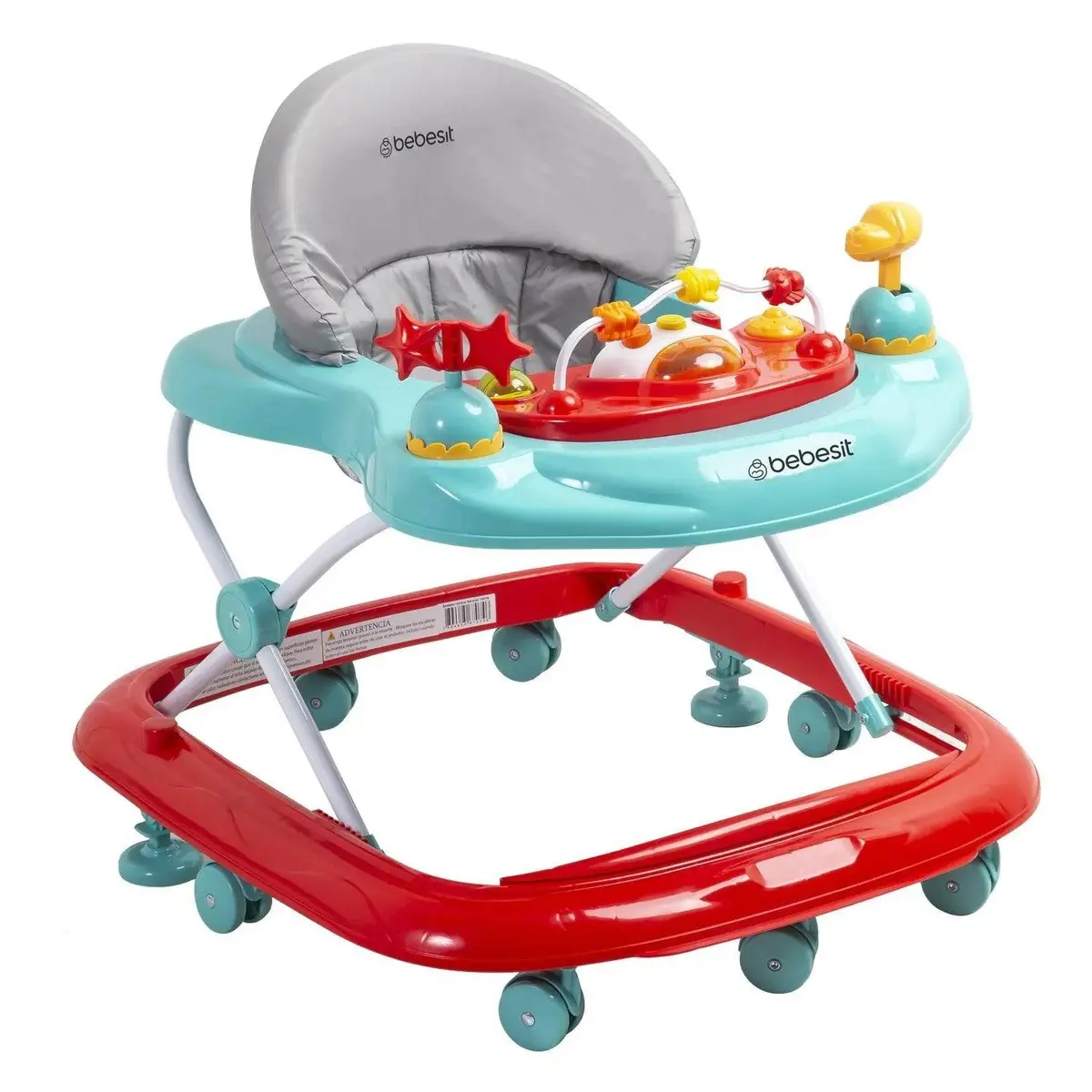 Andador Airbus Rojo Celeste, Bebesit 1