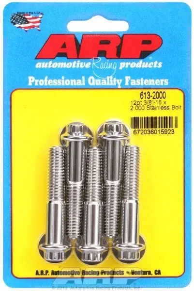 12-Point Stainless Steel Bolt Kit – 5-Pack 1