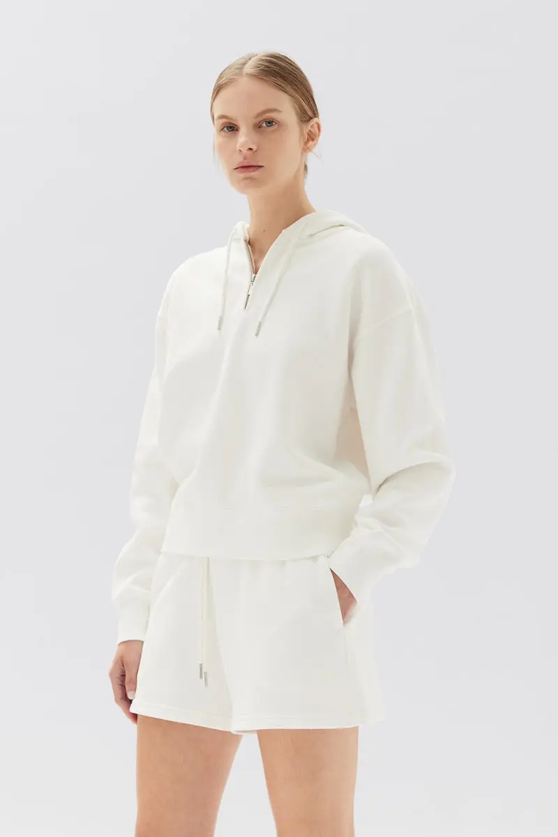 Assembly Label - Rosie Hooded Sweater - Antique White 1