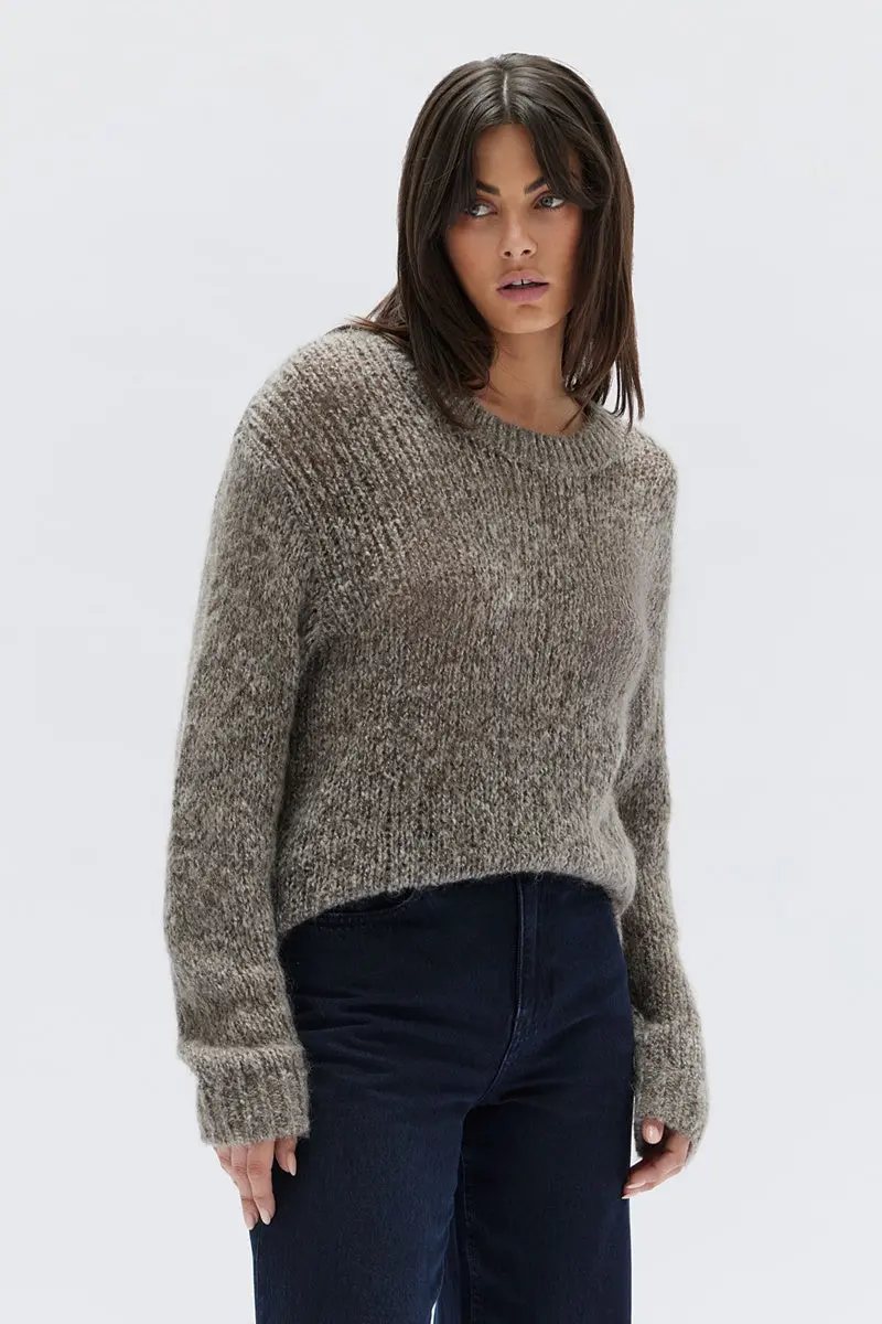 Assembly Label - Elise Knit - Clove Marle 1
