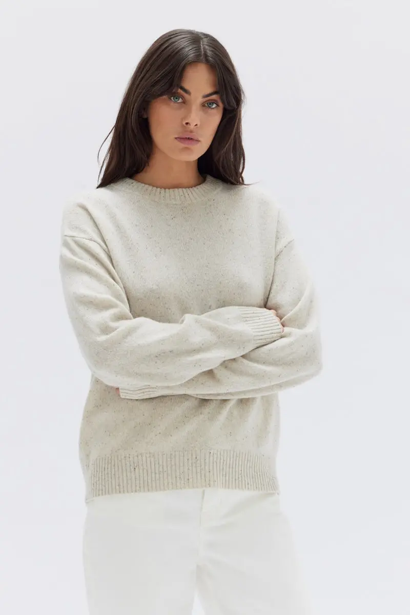 Assembly Label - Iris Knit - Oat Marle 1