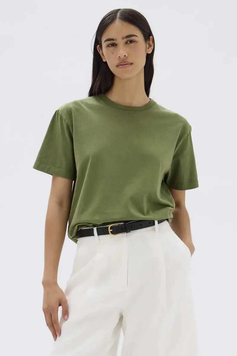 Assembly Label - Organic Base Tee - Pandan 2