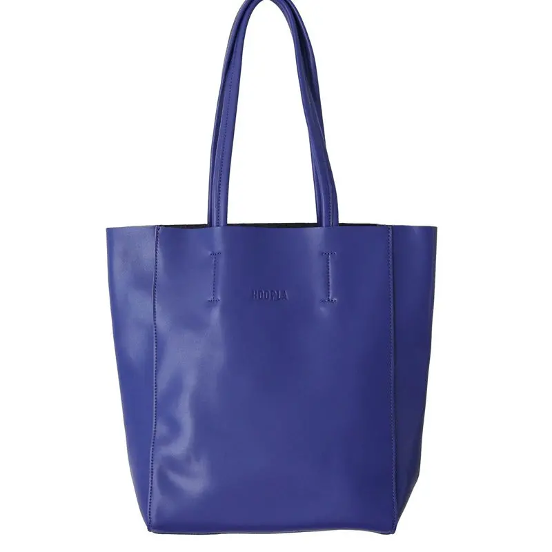 Hoopla - Large Portrait Tote - Blue 1