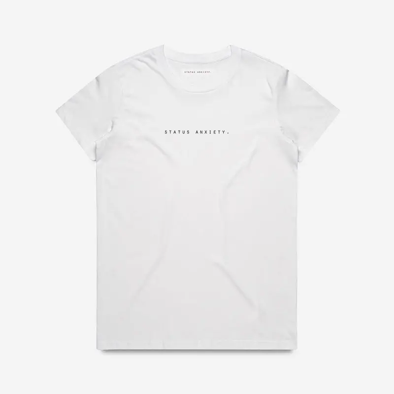 Status Anxiety - Think It Over Tee - White 1