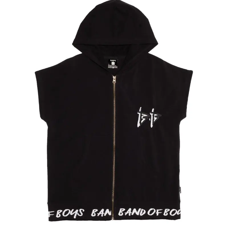 Band Of Boys - Bandits Jumper Sleeveless Hood Bb - Black 1