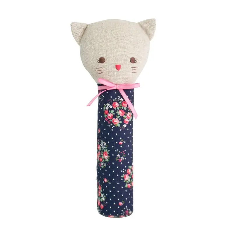 Alimrose - Odette Kitty Squeaker - Midnight Floral 1